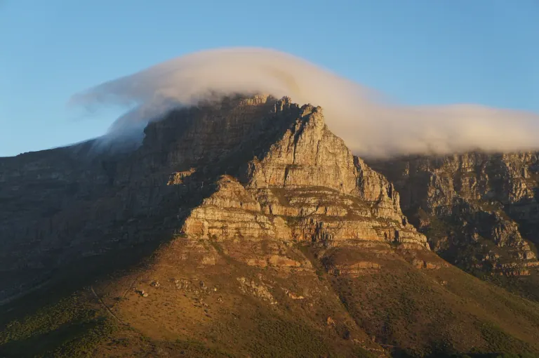 Table Mountain beneath clouds